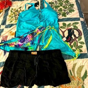 4 piece Set . Electric Blue